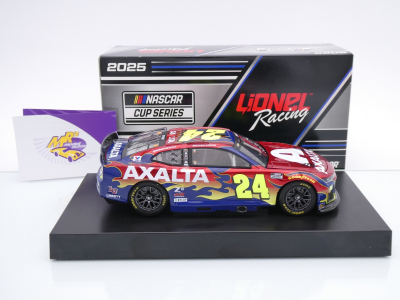 Preview: Lionel Racing C242523AXLWBCL # Chevrolet Camaro NASCAR 2025 " William Byron - Axalta " 1:24 Color Chrome