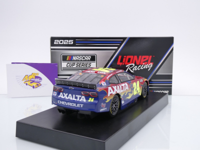 Preview: Lionel Racing C242523AXLWBCL # Chevrolet Camaro NASCAR 2025 " William Byron - Axalta " 1:24 Color Chrome
