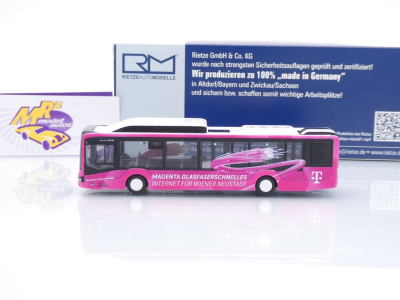 Preview: Rietze 75414 # MAN Lion's City 18 Linienbus " Wiener Neustadt - Magenta " 1:87