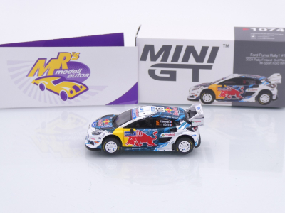 Preview: TSM Mini GT MGT01074-L # Ford Puma #16 3rd Rallye Finnland 2024 " Adrian Fourmaux - Alexandre Coria " 1:64