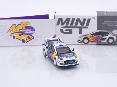 Preview: TSM Mini GT MGT01074-L # Ford Puma #16 3rd Rallye Finnland 2024 " Adrian Fourmaux - Alexandre Coria " 1:64