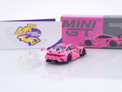 Preview: TSM Mini GT MGT01052-L # Porsche 911 GT3 R #77 IMSA Road America 2024 " ROXY / AO Racing " 1:64