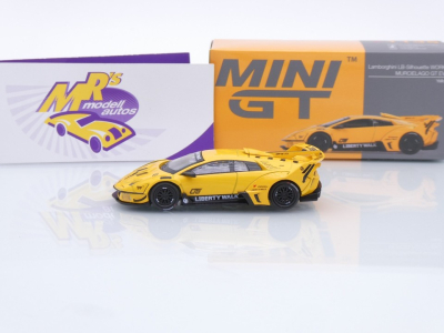 Preview: TSM MINI GT MGT01135-L # Lamborghini Murcielago GT EVO Liberty Walk 2025 LHD " gelb " 1:64
