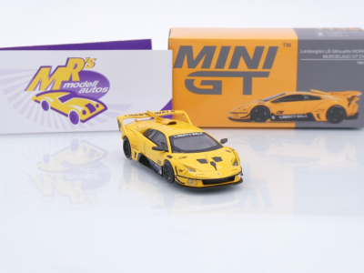 Preview: TSM MINI GT MGT01135-L # Lamborghini Murcielago GT EVO Liberty Walk 2025 LHD " gelb " 1:64