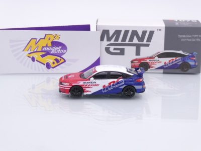 Preview: TSM MINI GT MGT01079-L # Honda Civic Type R Safety Car 2024 LHD " HRC Honda Racing " 1:64