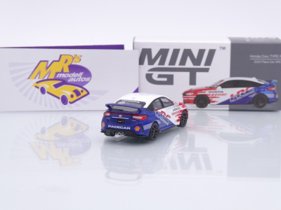 Preview: TSM MINI GT MGT01079-L # Honda Civic Type R Safety Car 2024 LHD " HRC Honda Racing " 1:64