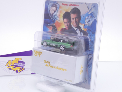 Preview: TSM MINI GT MGT00908-007G # Jaguar XKR " James Bond Die Another Day - Deutschland " 1:64