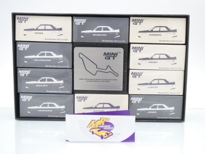 Preview: TSM Mini GT MGTS0016 # 20er Set Mercedes-Benz 190E Race of Champions Nürburgring 1984 " Senna - Lauda - Prost " 1:64