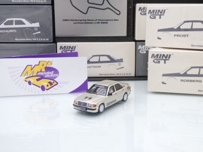 Preview: TSM Mini GT MGTS0016 # 20er Set Mercedes-Benz 190E Race of Champions Nürburgring 1984 " Senna - Lauda - Prost " 1:64
