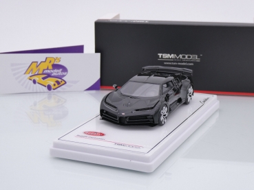 TSM Models 430668 # Bugatti Centodieci Sportwagen Baujahr 2019 " schwarz " 1:43