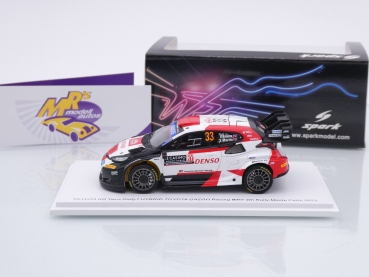 Preview: Spark S6719 # Toyota GR Yaris Rally1 WRC Nr.33 4ter Platz Rallye Monte Carlo 2023 " E. Evans - S. Martin " 1:43