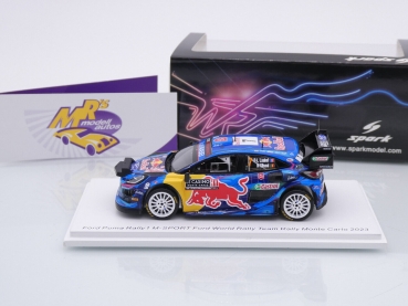 Preview: Spark S6715 # Ford Puma Rally1 WRC Nr.7 Rallye Monte Carlo 2023 " P-L. Loubet - N. Gilsoul " 1:43