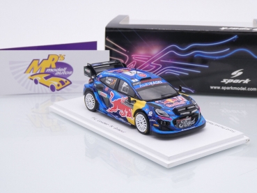 Preview: Spark S6715 # Ford Puma Rally1 WRC Nr.7 Rallye Monte Carlo 2023 " P-L. Loubet - N. Gilsoul " 1:43