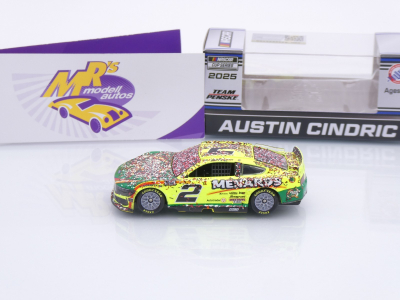 Preview: Lionel Racing WX22565MENAEJ # Ford Mustang NASCAR 2025 " Austin Cindric - Menards Talladega Win " 1:64