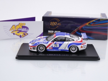 Preview: Spark S9937 # Porsche 996 GT3 R Nr.71 24h Le Mans 2000 " Wagner - Lewis - Mazzuocc " 1:43