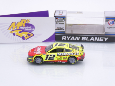 Preview: Lionel Racing W122565MENRB9 # Ford Mustang NASCAR 2025 " Ryan Blaney - Menards Nashville Win " 1:64