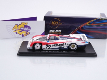 Preview: Spark S9878 # Porsche 962 C Nr.72 24h Le Mans 1989 " P. Yver - P. Belmondo - J. Lässig " 1:43