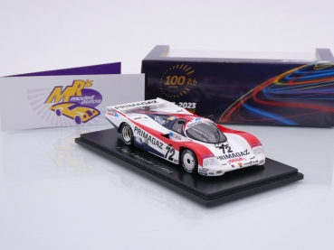 Preview: Spark S9878 # Porsche 962 C Nr.72 24h Le Mans 1989 " P. Yver - P. Belmondo - J. Lässig " 1:43
