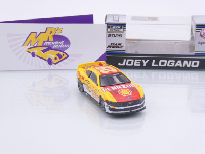 Preview: Lionel Racing C222565SHDJL # Ford Mustang NASCAR 2025 " Joey Logano - Shell / Pennzoil Throwback " 1:64
