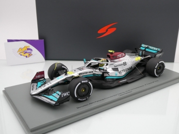 Spark 18S769 # Mercedes-AMG W13 E Performance F1 Nr.44 Frankreich GP 2022 " Lewis Hamilton " 1:18