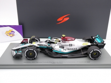 Preview: Spark 18S769 # Mercedes-AMG W13 E Performance F1 Nr.44 Frankreich GP 2022 " Lewis Hamilton " 1:18
