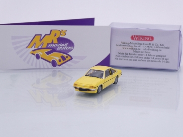 Wiking 0234 01 # Opel Manta B Baujahr 1975-88 " gelb-schwarz " 1:87