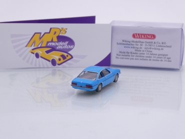 Preview: Wiking 0234 02 # Opel Manta B Baujahr 1975-88 " hellblau-schwarz " 1:87