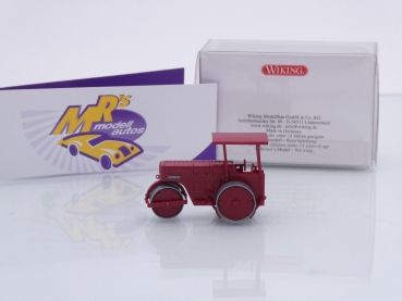 Preview: Wiking 0898 05 # Ruthemeyer Straßenwalze Baujahr 1956-62 " purpurrot " 1:87