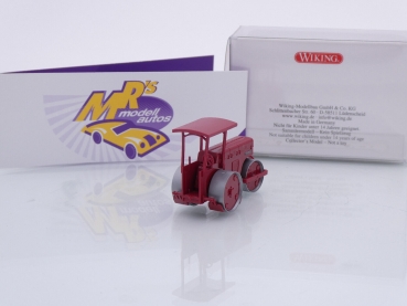 Preview: Wiking 0898 05 # Ruthemeyer Straßenwalze Baujahr 1956-62 " purpurrot " 1:87