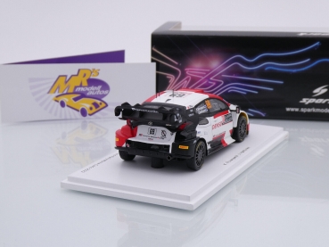 Preview: Spark S6720 # Toyota GR Yaris Rally1 WRC Nr.69 2ter Platz Rallye Monte Carlo 2023 " K. Rovanpera - J. Halttunen " 1:43