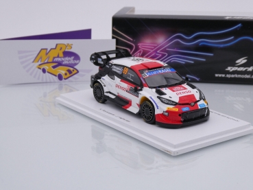 Preview: Spark S6720 # Toyota GR Yaris Rally1 WRC Nr.69 2ter Platz Rallye Monte Carlo 2023 " K. Rovanpera - J. Halttunen " 1:43
