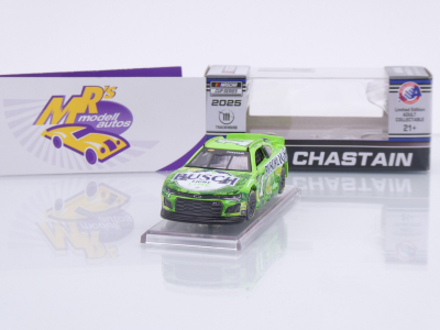 Lionel Racing CX12565BLERZ # Chevrolet Camaro NASCAR 2025 " Ross Chastain - Busch Light Lime " 1:64