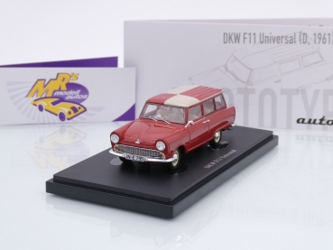 Autocult 06057 # DKW F11 Universal Baujahr 1961 " rot-grau " 1:43 Nur 333 Stück !!