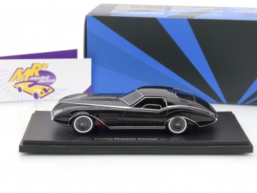 Preview: Autocult Avenue 60078 # Pontiac Phantom Concept Baujahr 1977 " schwarz " 1:43 Nur 333 Stück !!