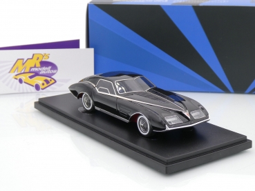 Preview: Autocult Avenue 60078 # Pontiac Phantom Concept Baujahr 1977 " schwarz " 1:43 Nur 333 Stück !!