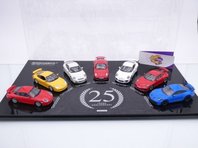Minichamps 412067025 # 7er Set 25 Jahre Porsche 911 GT3 1999-2024 1:43 Limited 225 pcs.