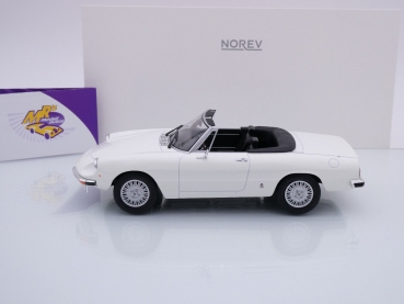 Preview: Norev 187882 # Alfa Romeo 2000 Spider Baujahr 1978 " Alfaweiß " 1:18