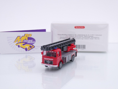 Wiking 0618 04 # MAN Metz DLK 23-12 Drehleiter Baujahr 1967 " Feuerwehr " 1:87