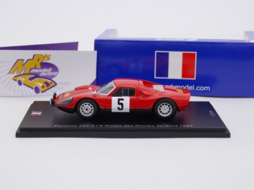 Preview: Spark SF167 # Porsche 904 GTS No.5 Rallye des Routes du Nord " R. Dutoit " 1:43