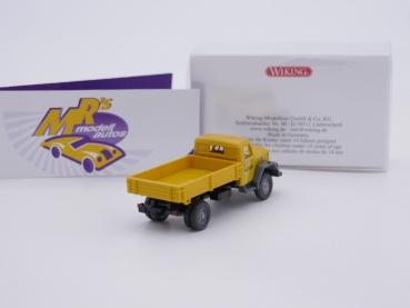 Preview: Wiking 0424 97 # Magirus Pritschenkipper " Leonhard Weiss Bauunternehmung " 1:87