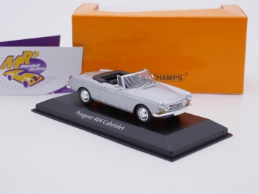Maxichamps 940112930 # Peugeot 404 Cabriolet Baujahr 1962 " silber " 1:43