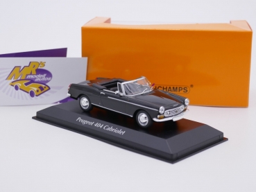 Maxichamps 940112931 # Peugeot 404 Cabriolet Baujahr 1962 " schwarz " 1:43