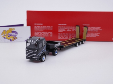 Herpa 31518 # Scania CR 20 ND Tieflade-Sattelzug Wagner Mitteleschenbach 1:87
