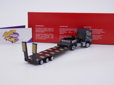Preview: Herpa 31518 # Scania CR 20 ND Tieflade-Sattelzug Wagner Mitteleschenbach 1:87