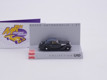 Preview: Busch 40292 # EMW 327 Cabriolet (geschlossenem Verdeck) " schwarz " 1:87