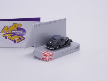 Preview: Busch 40292 # EMW 327 Cabriolet (geschlossenem Verdeck) " schwarz " 1:87