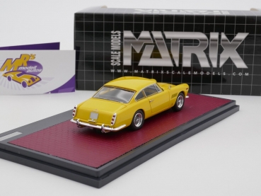 Preview: Matrix MX40604-163 # Ferrari 250 GT/E 2+2 Coupe Baujahr 1960 " gelb " 1:43