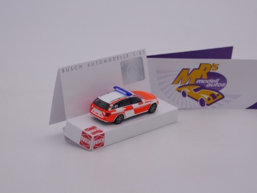 Preview: Busch 43670 # Mercedes-Benz C-Klasse T-Modell " Feuerwehr Frankfurt " 1:87