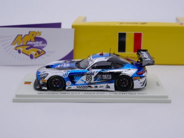 Preview: Spark SB438 # Mercedes-AMG GT3 Nr.89 10th 24H Spa 2021 " AKKA ASP " 1:43