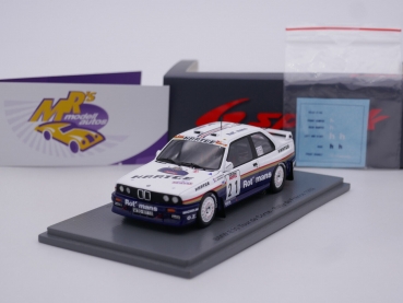 Spark S8485 # BMW E30 Nr.21 Tour de Corse Rally de France 1989 " Patrick Bernardini " 1:43
